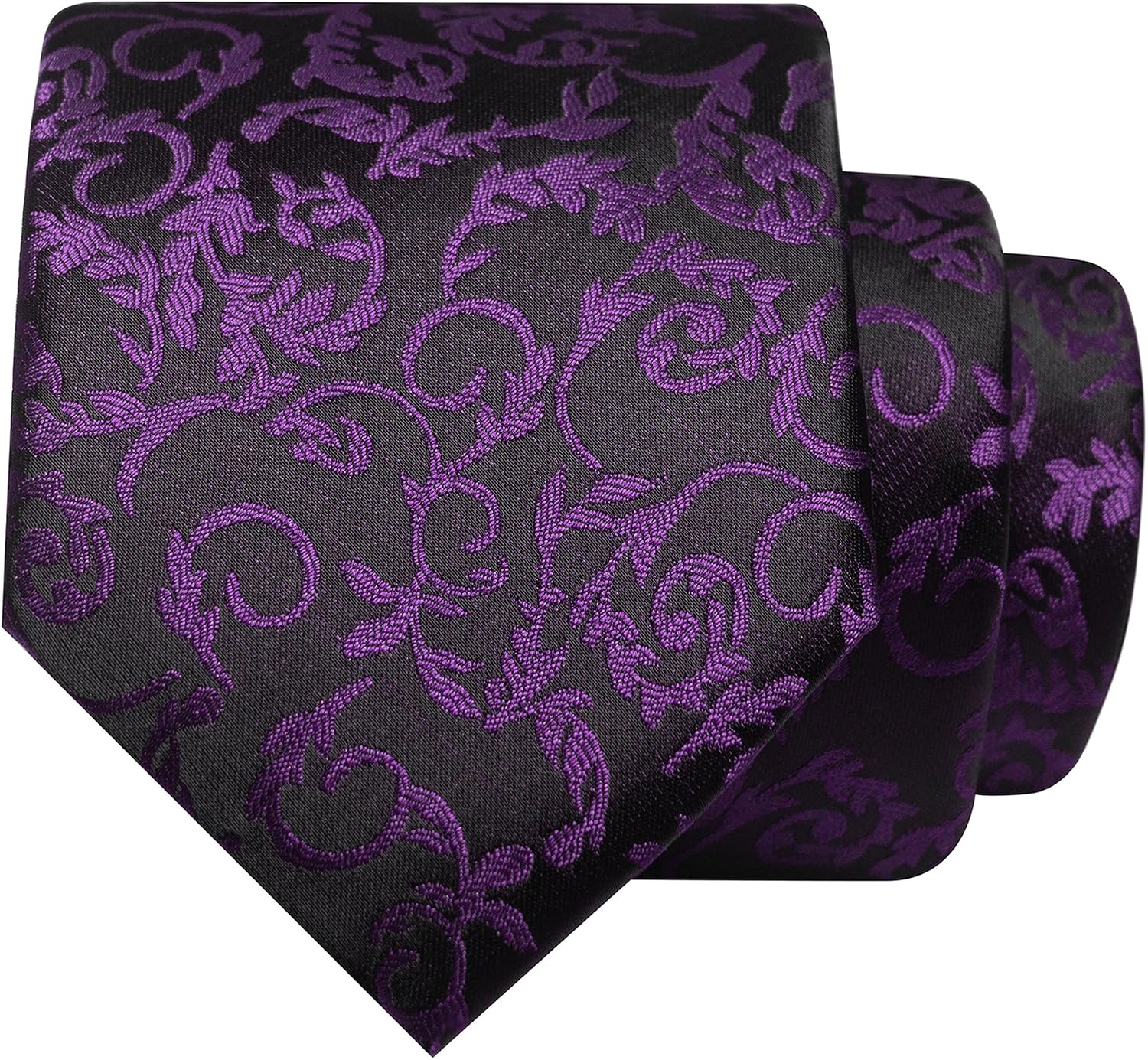 RBOCOTT Mens Floral Tie for Business and Wedding