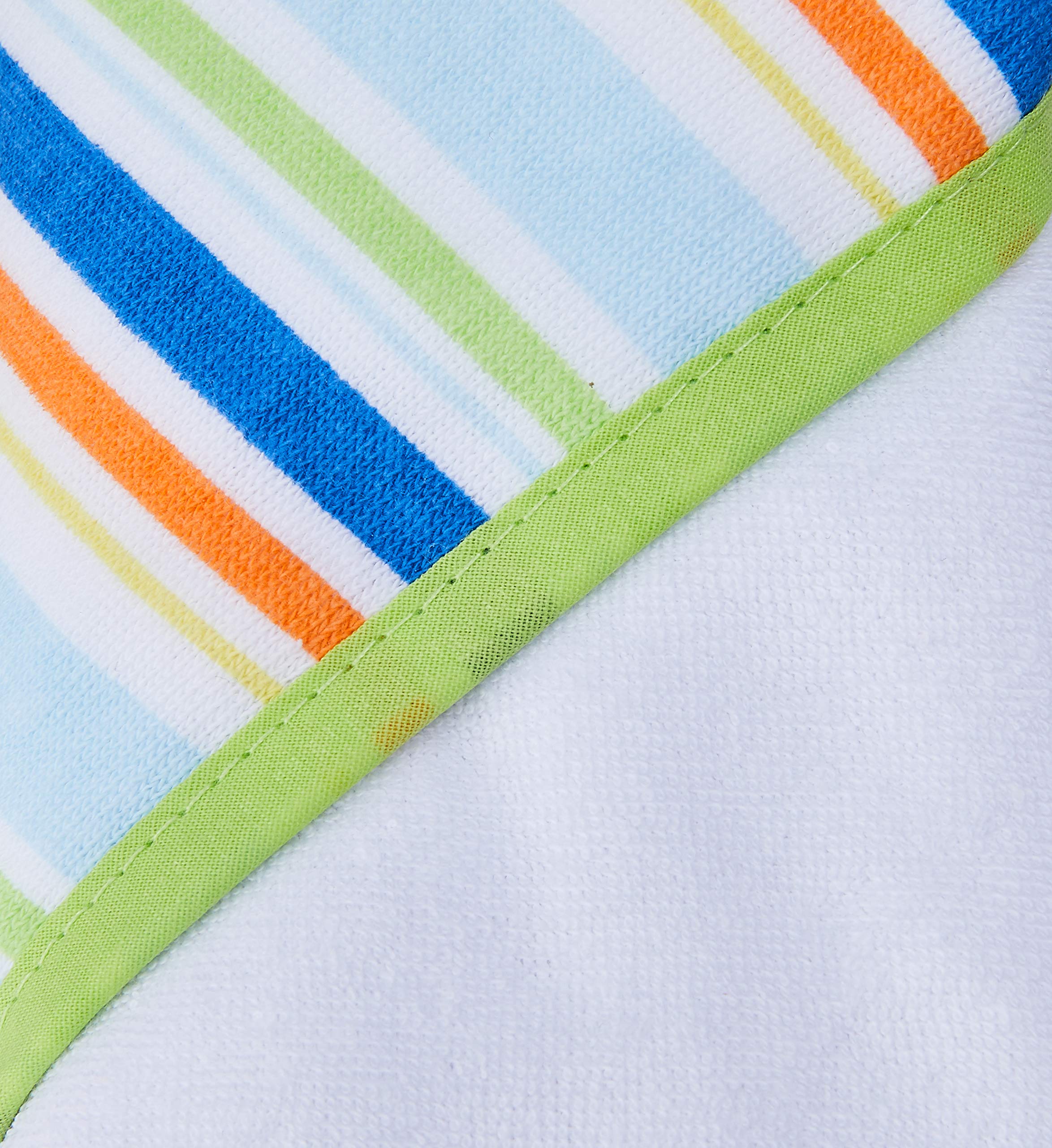 Luvable Friends Unisex Baby Baumwolle Frottee Kapuzenhandtuch, Blau, Einheitsgröße