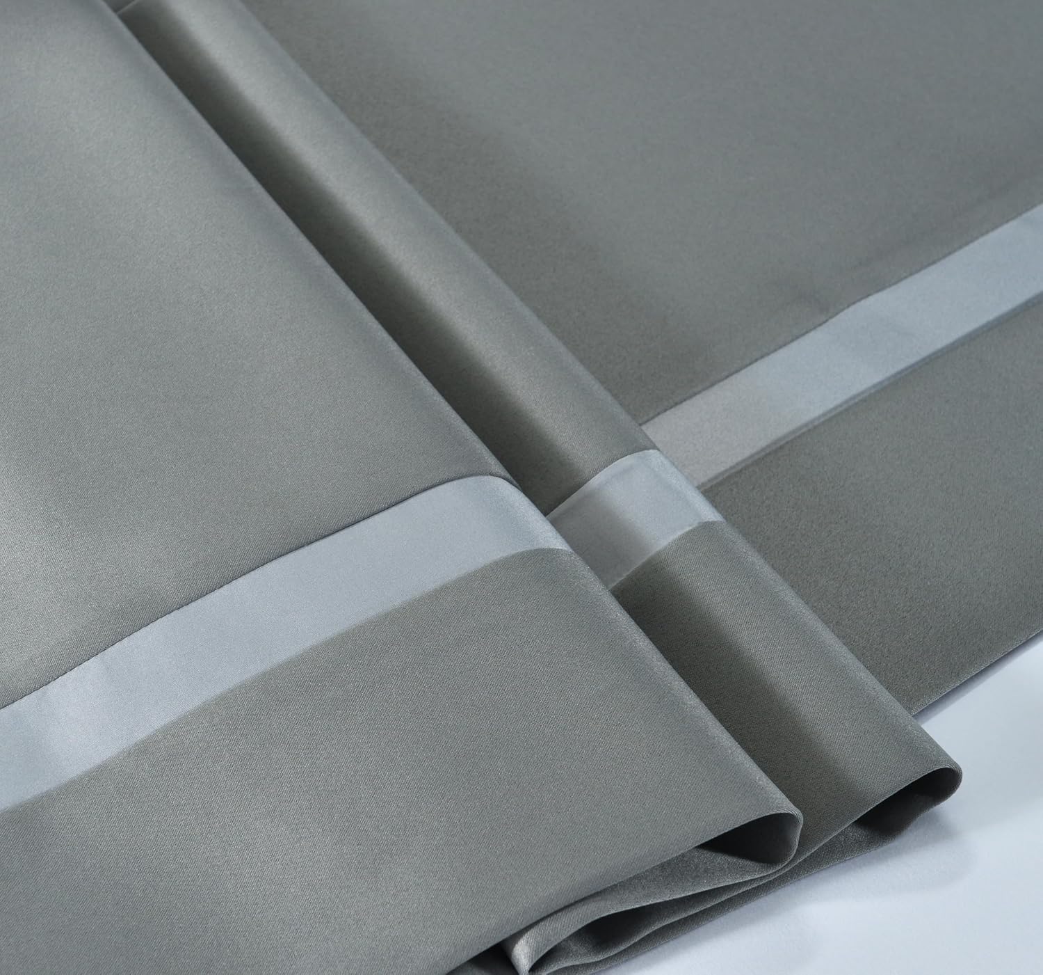 Bed Runner King Size,Dark Gray with Light Stripes Bed Runner for Foot of Bed Cushions Set 210X50cm for 1.5m Bed