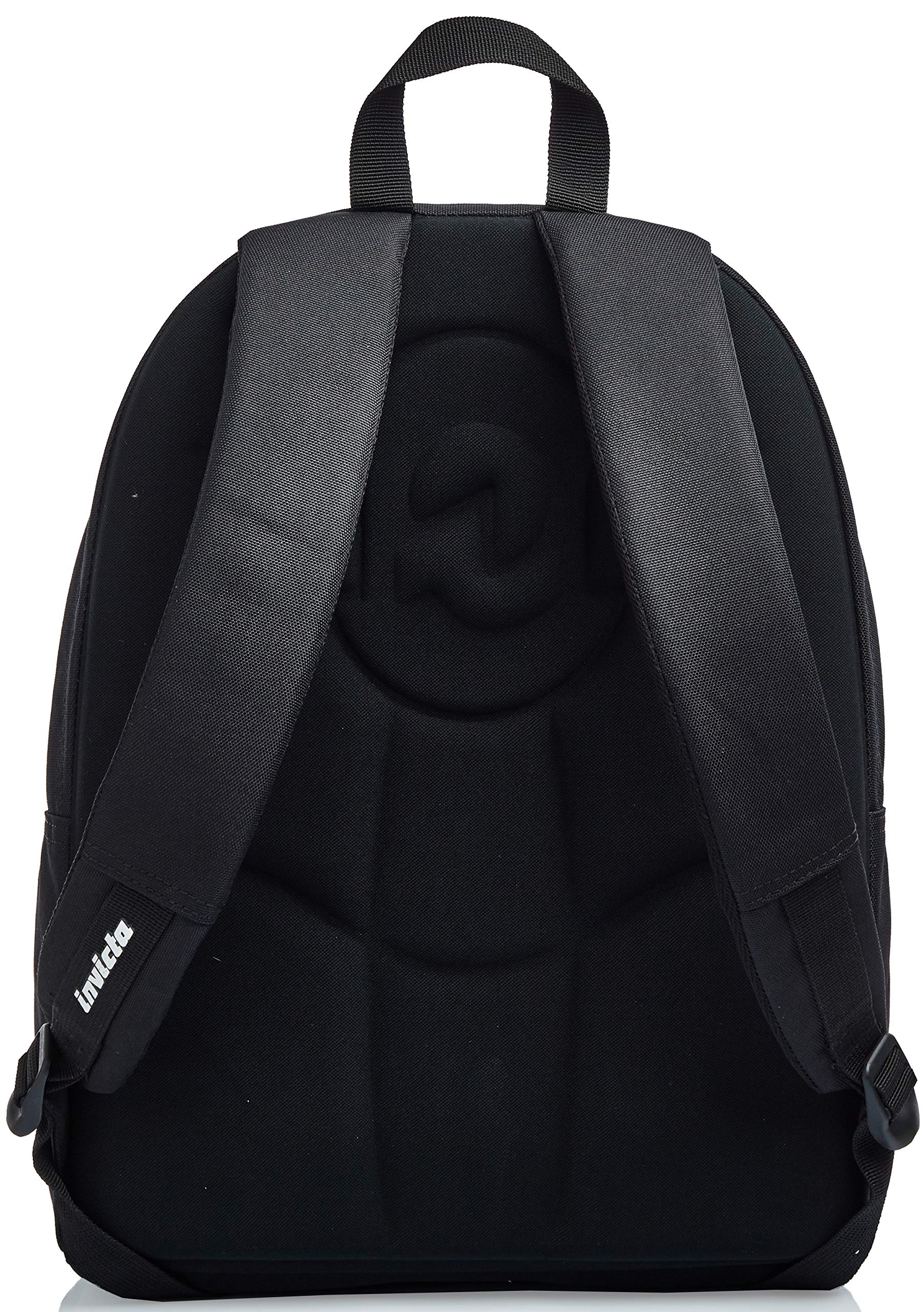 Invicta Backpack, Format KUPANG Knapsack Book Bag, One Size for Teen, Girls&Boys, Large Capacity, For School, Sport & Free Time, Italian Design, black