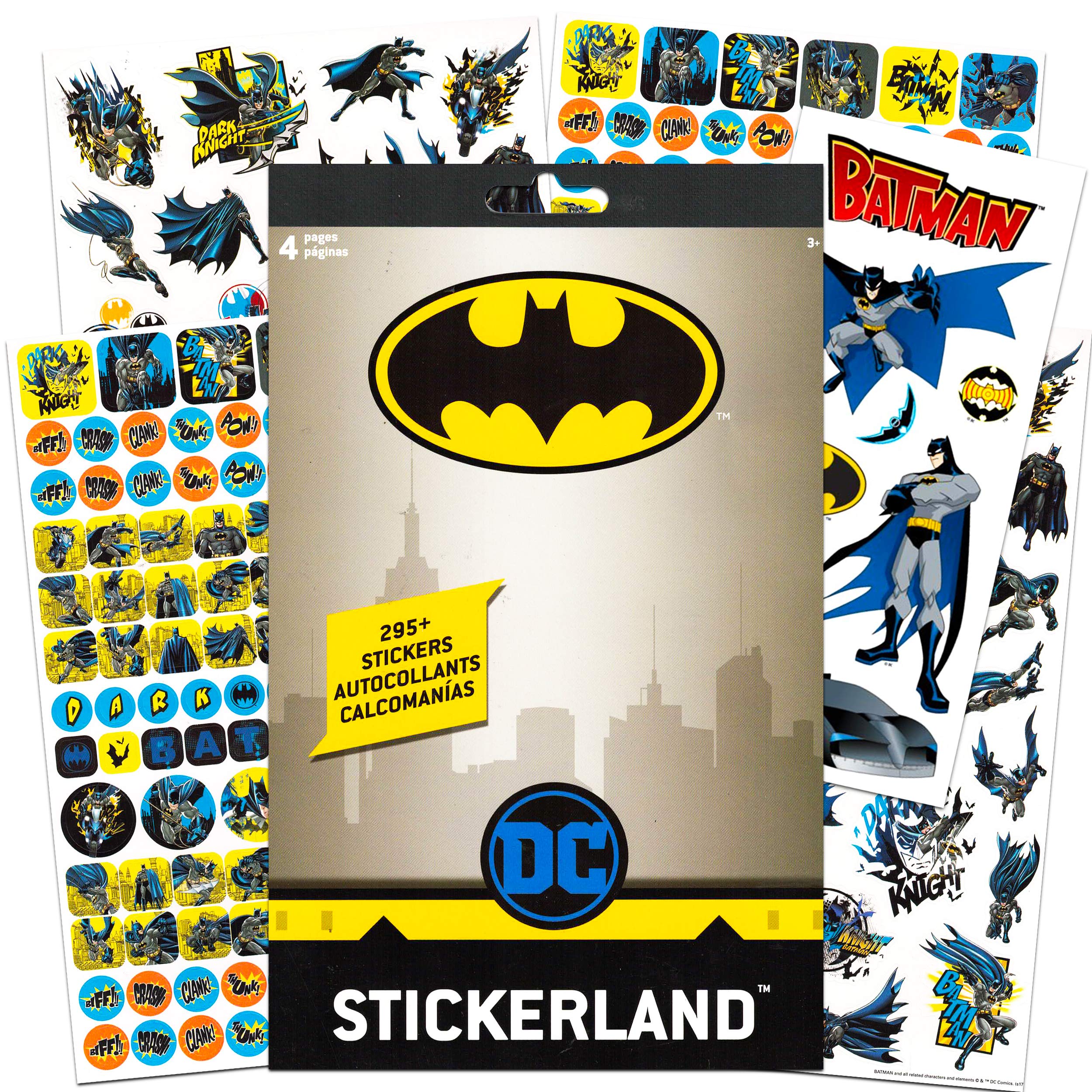 Comic DC s Batman Potty Training Reward Stickers (300 Stickers) | Batman Toilet Training Reward Stickers Set