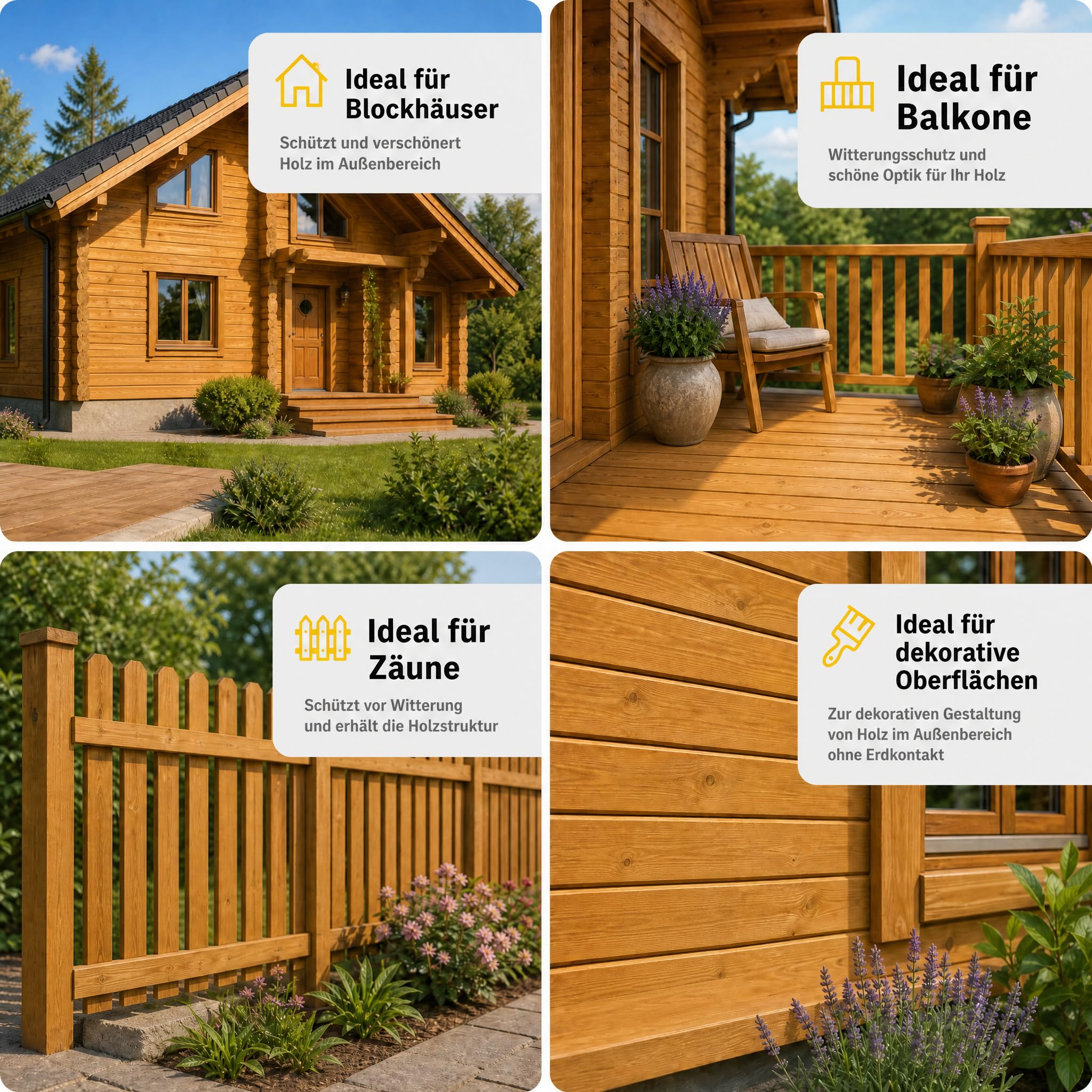 KORA® Koranol® Imprägnierlasur – wetterfeste Holzschutzlasur für Außenholz – wasserabweisend & UV-beständig – ideal für für Zaun, Balkon, Holzfassade & Blockhaus (Anthrazit, 5 Liter)