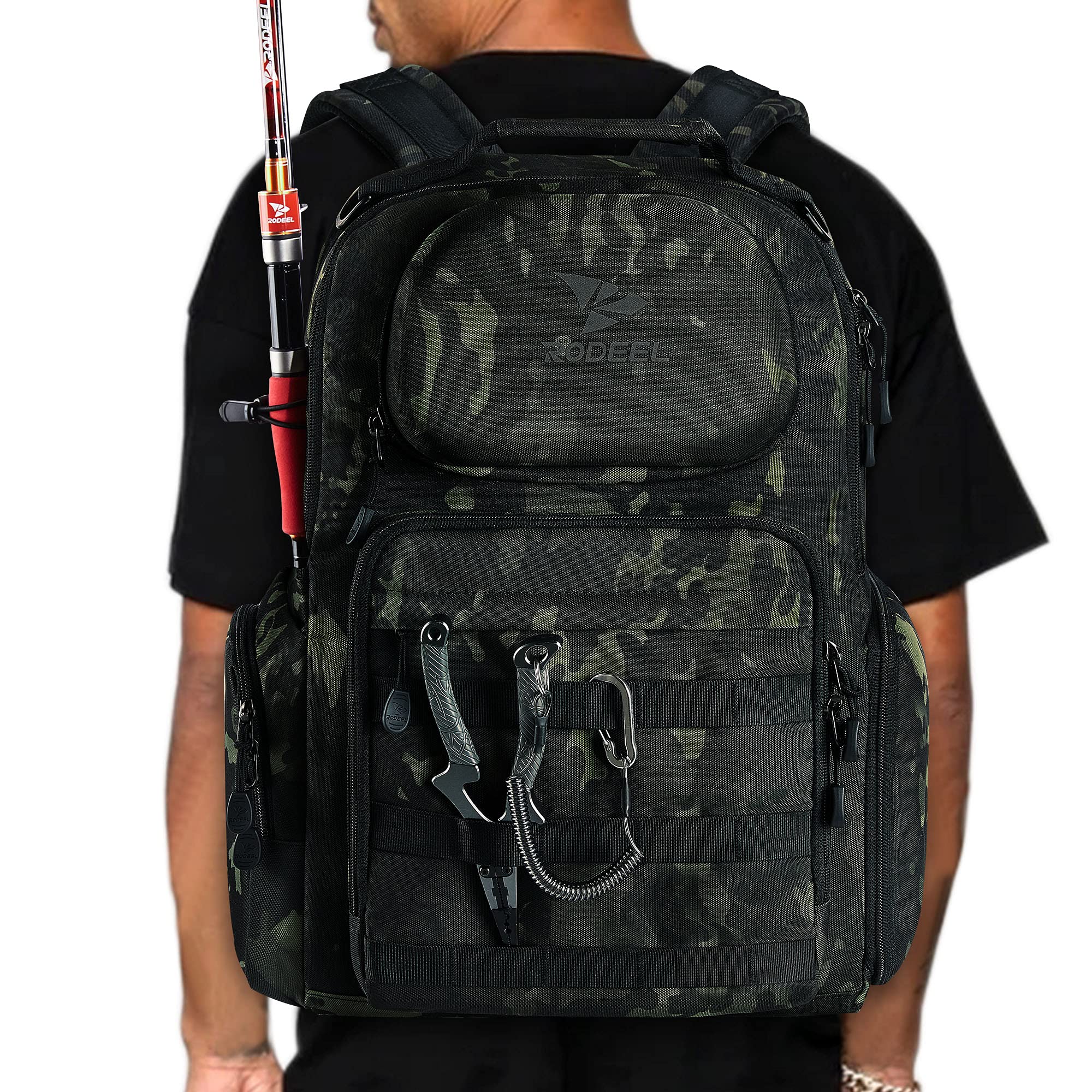 Rodeel Specialist Fishing Backpack Waterproof Tackle Bag For