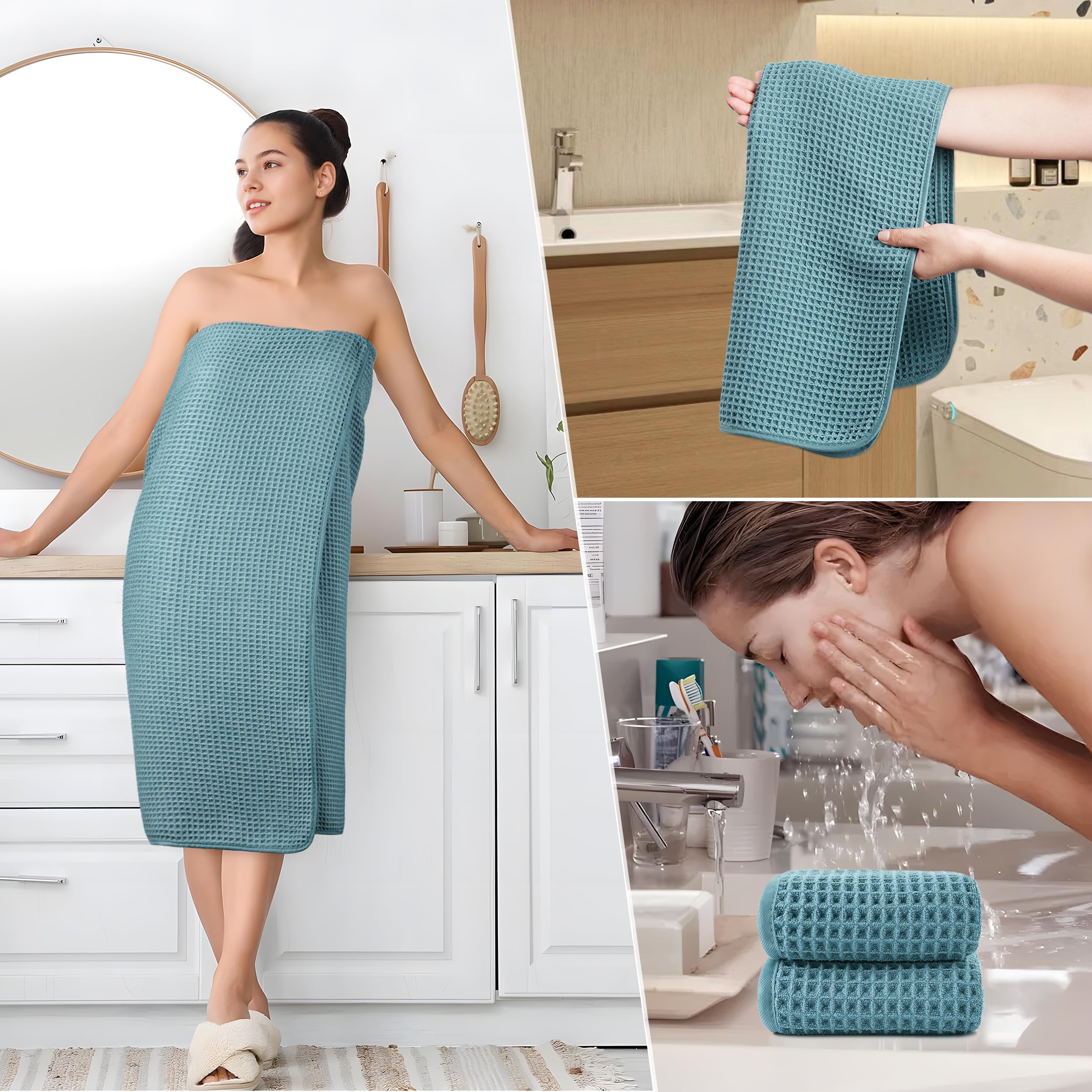 Amazon｜POLYTE Oversize, 60 x 30 in., Quick Dry Lint Free