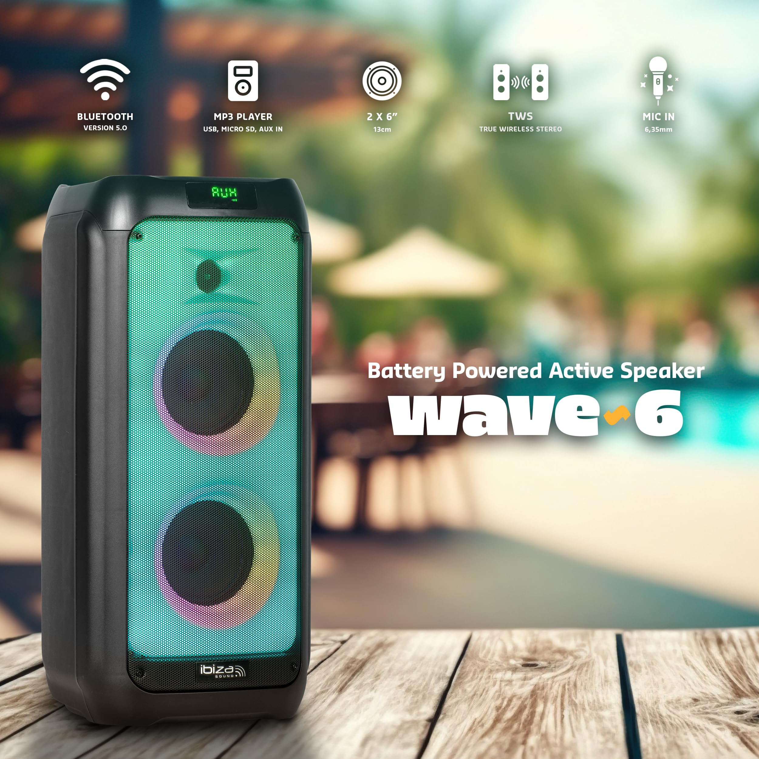 Ibiza - WAVE6-250W/2x5.25