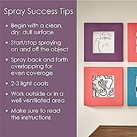 Vista 6 de Krylon K02709007 Fusion - Pintura en aerosol todo en uno para interiores y exteriores, color púrpura uva helada brillante, 12 onzas (paquete de 2)