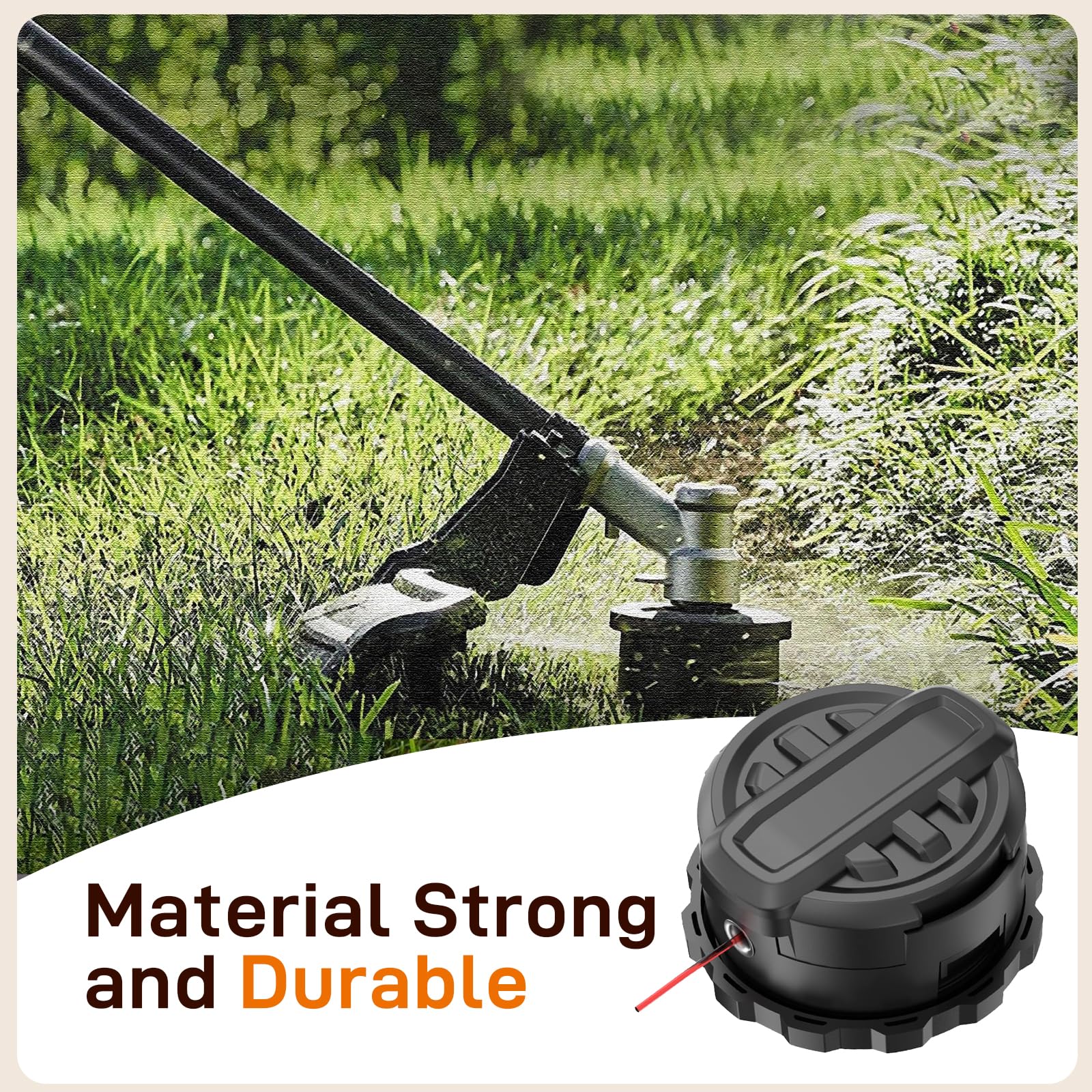 DWO1DT995 - Cabezal de repuesto compatible con desbrozadora inalámbrica Dewalt DCST920 DCST925 DCST922 DCST970 DCST991 DCST990, carrete de repuesto de 20 pies y 0.080 pulgadas, paquete de 2