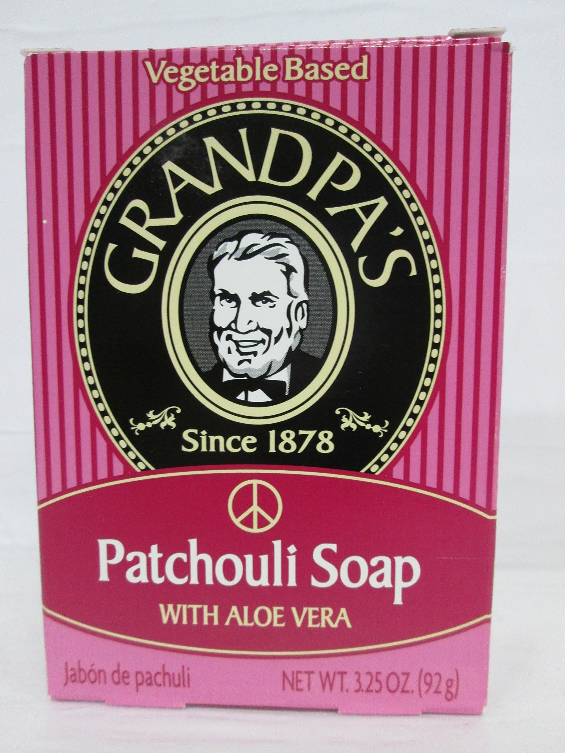 Grandpa - Patchouli Bar Soap, 3.25 Ounce - 6 Per Case