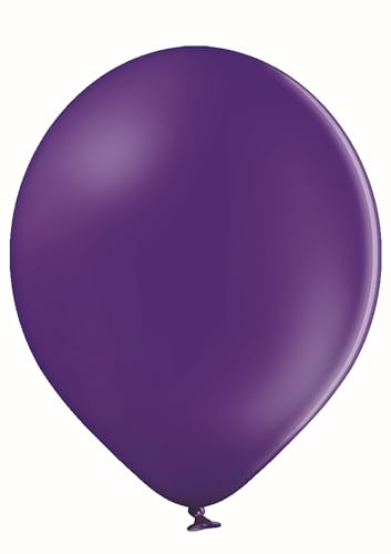 P'tit Clown - Ballon diamètre 30 cm - violet - lot de 10