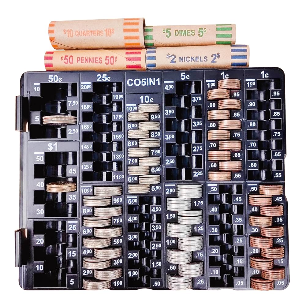 コインカウンター電子式美品グレー全部付属品有り動作確認済み カール事務器 FC773SU-CX-004-K コインカウンター 硬貨専用