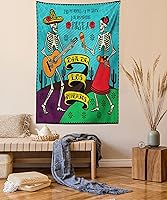 Vista 12 de Lunarable Tapiz abstracto, diseño floral de cachemira batik, adorno dibujado a mano, decoración de tela para colgar en la pared para dormitorio