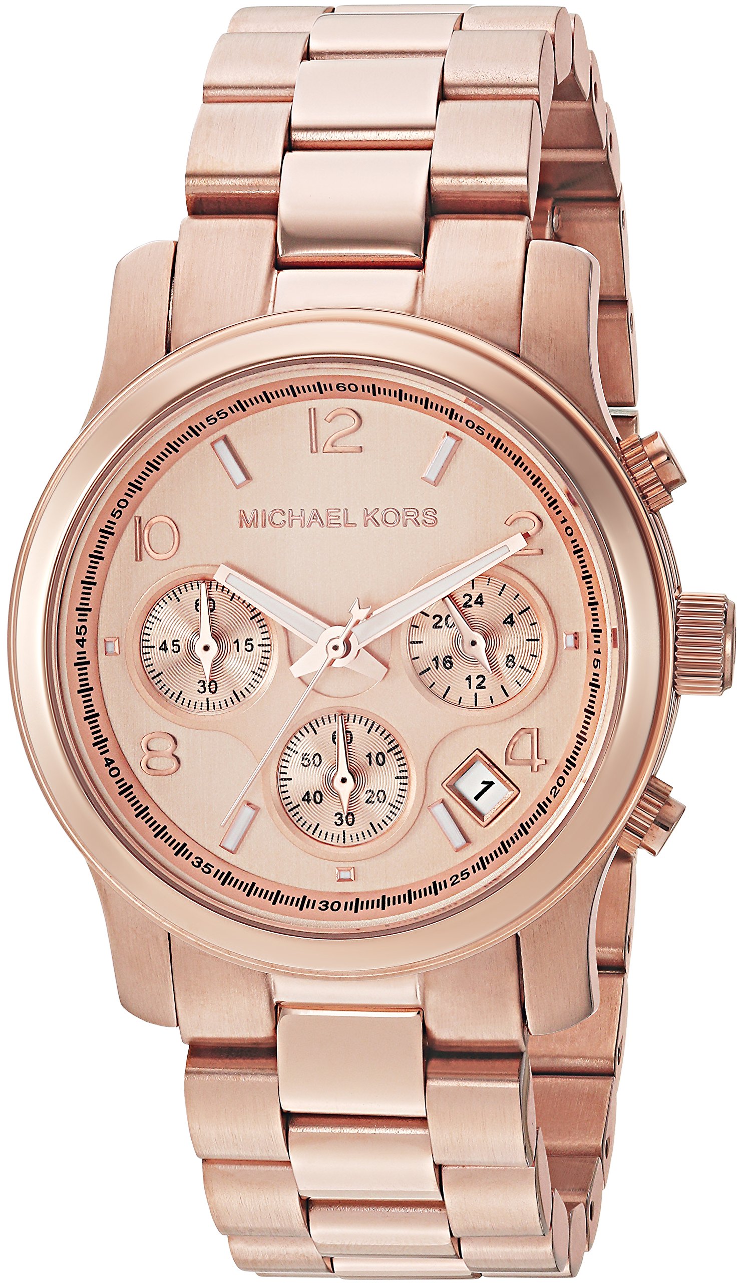 Michael Kors Women\'s Rosetone and Tortoise Watch _32.JPG?set_id=880000500F main image 3
