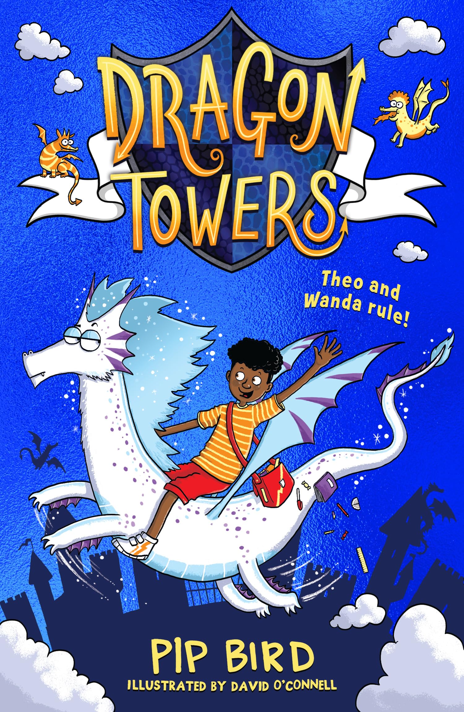 Dragon Towers: The new funny, highly illustrated and magical young children’s book series, from the author of The Naughtiest Unicorn – the perfect stocking filler!