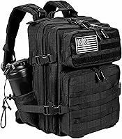 Vista 15 de LHI Mochila Militar Táctica para Hombres y Mujeres 25L/35L Mochila de Asalto del Ejército Bolsa Mochila Pequeña con Portabotellas