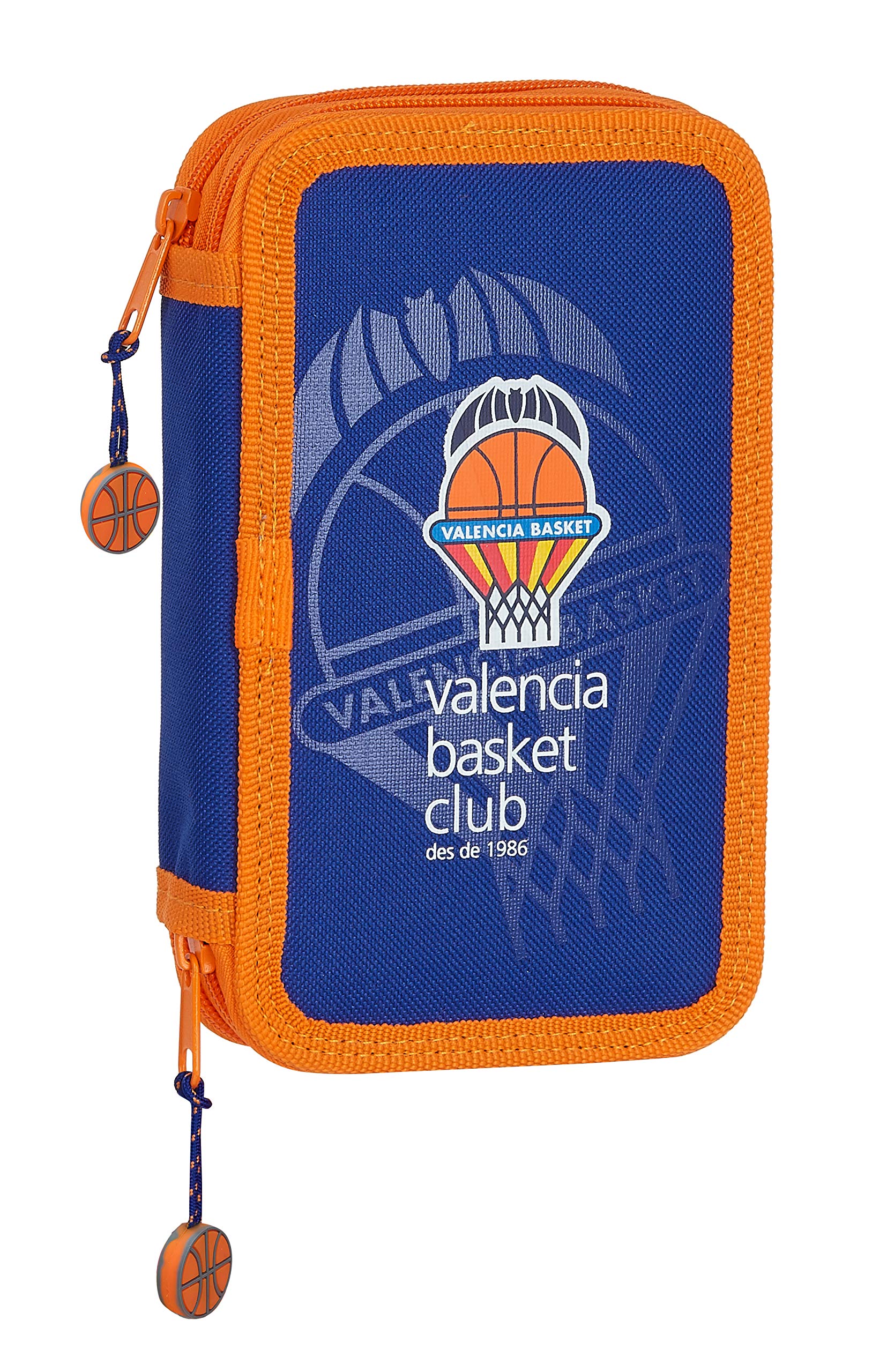 School Pencil Case with 28 Useful Included from Valencia Basket, 125 x 40 x 195 mm