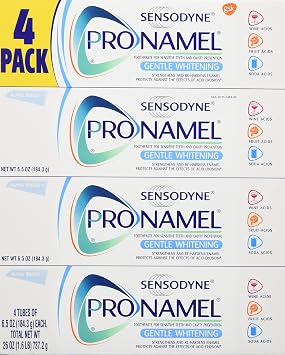 Sensodyne pronamel Gentle Whitening Tooth Paste 4 Pack/ 6.5 Ounce Net Wt 26 Ounce