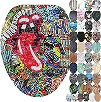 Vista 29 de SANILO Asiento de inodoro de madera con cierre suave [alargado] – Asiento de madera moldeada decorativo, silencioso y de cierre lento – Con fuertes