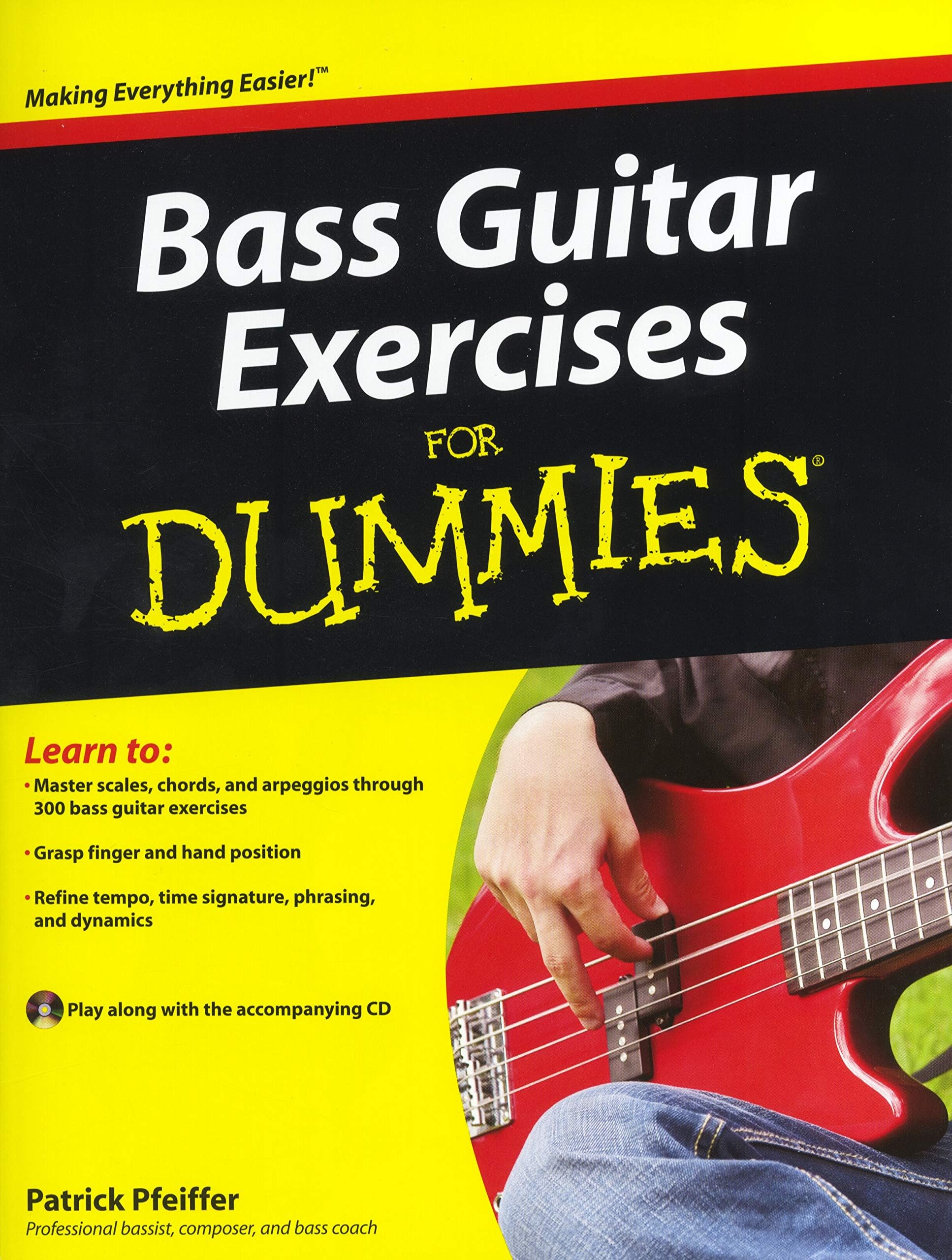 Bass Guitar Exercises For Dummies Paperback – November 9, 2010
