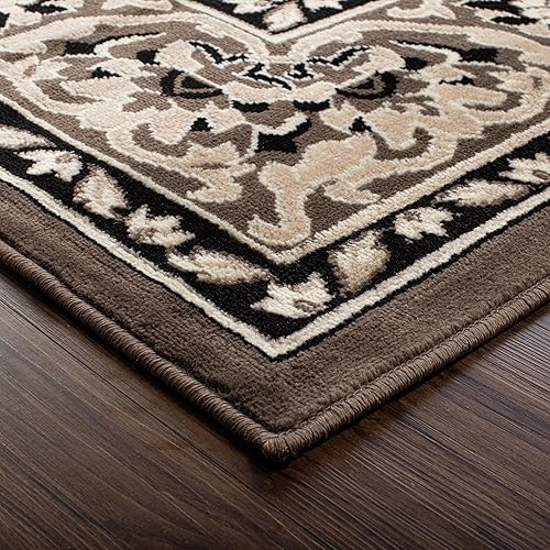 Miniatura 62 de Superior Alfombra de interior, respaldo de yute, alfombras para comedor, cocina, suelos de dormitorio, decoración tradicional del suelo, alfombra