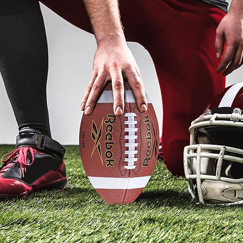 Vista 2 de Reebok - Football, Composite Leather, Innovative Soft Grip Technology, Cushion Lining, Stylish, Ideal for Sports Marrón