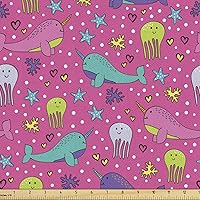 Vista 15 de Ambesonne The Yard, tela a rayas de Harbour por The Yard, pincelada abstracta, líneas horizontales náuticas, imagen suave, material resistente al