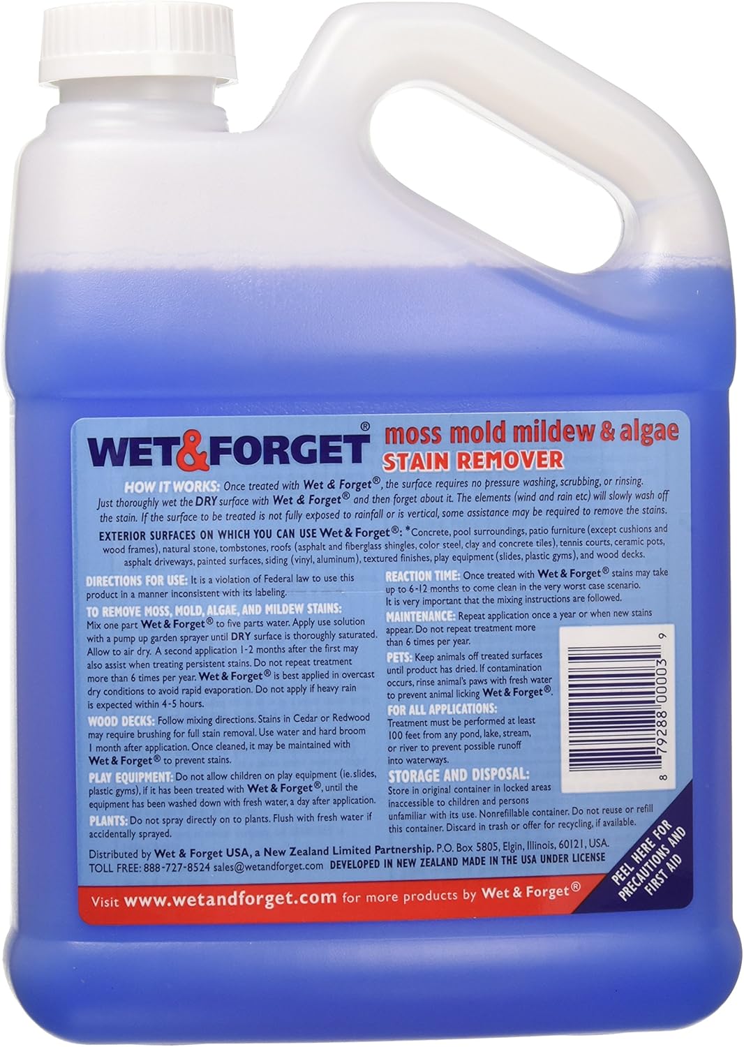 What ingredients are in wet and forget