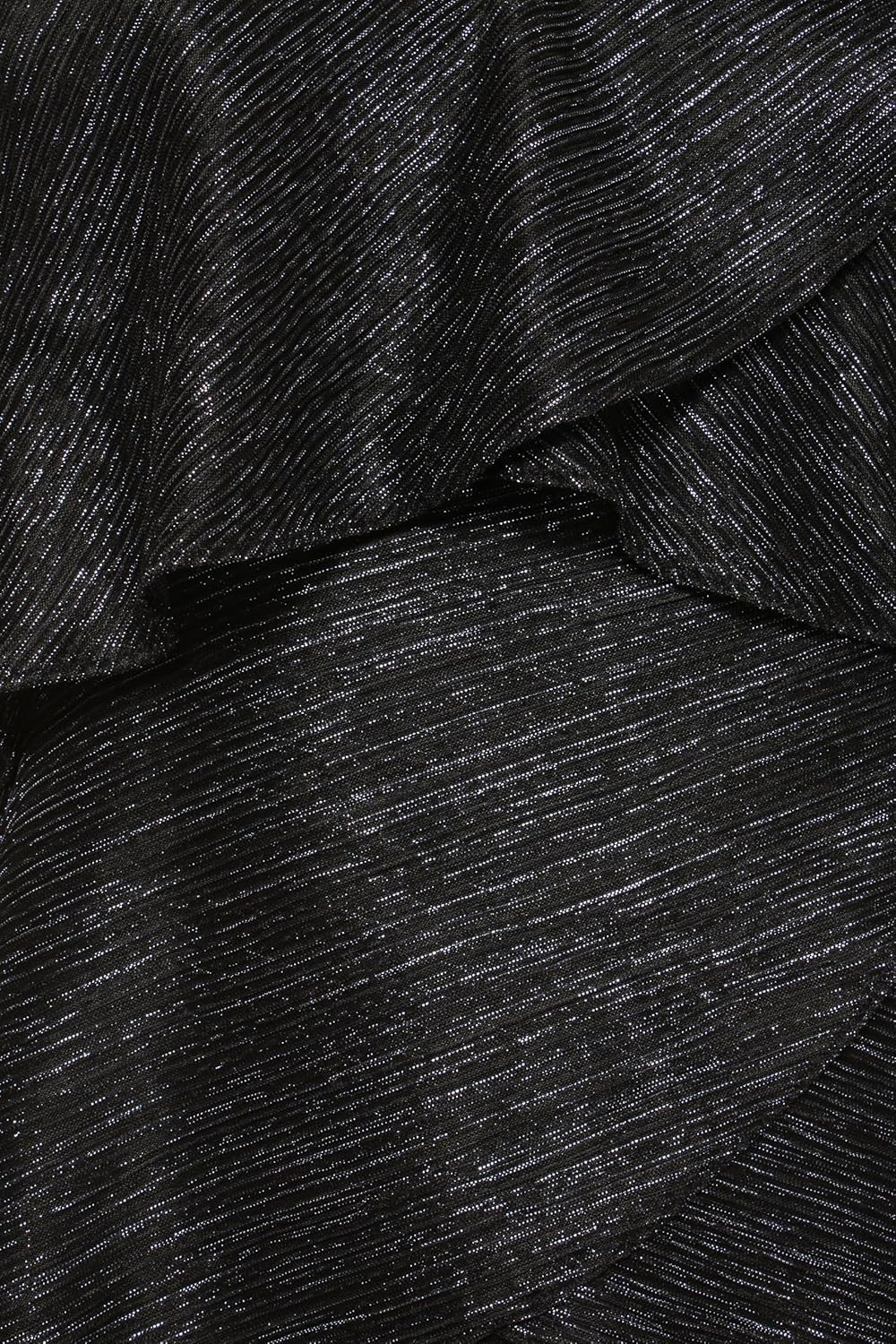 S.L. Fashions Womens V-Neck Tiered Boudre Cocktail Dress with Crystal Beaded Detail, Wedding Guest Gown (Plus Size) - Image 4