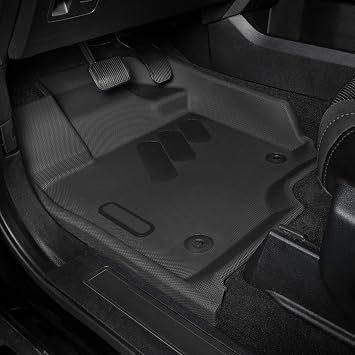 BaseLayer Elite Floor Mats for Ford F150 (2015-2026) SuperCrew and (2022-2025) Lightning - Made in USA Precision Fit Heavy Duty All-Weather Mats for Raptor, King Ranch, Lariat, Tremor - Front