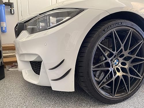 Miniatura 5 de Fibra de carbono Canards parachoques delantero Fit BMW E92 F30 F80 F82 335i 435i M2 M3 M4 G20 G30 F90 CF