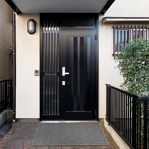 Miniatura 314 de GRANNY SAYS Felpudo para interiores, 32 x 48 pulgadas, antideslizante, tapete grande para puerta, tapete de bienvenida para exteriores, lavable