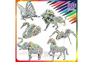 TOY Life 3D Coloring Puzzle Set: Unleash Your Child's Creativity!