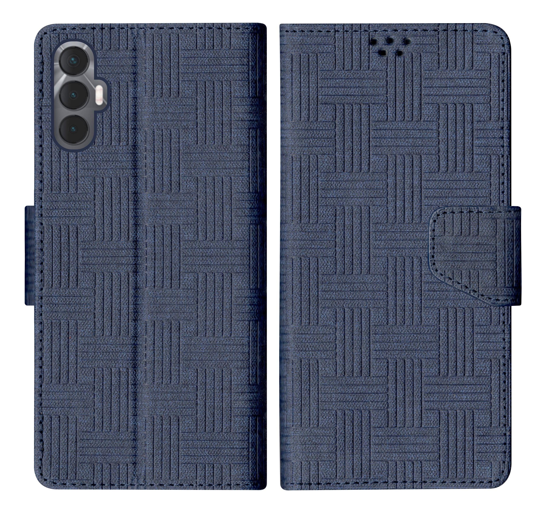SBMS Flip Cover for Tecno Spark 8 Pro Back Cover Case with Magnatic Closure | Inbuilt Stand | Card & Money Pocket (Mat Blue) (B0C9SYVTSR) Amazon Price History, Amazon Price Tracker
