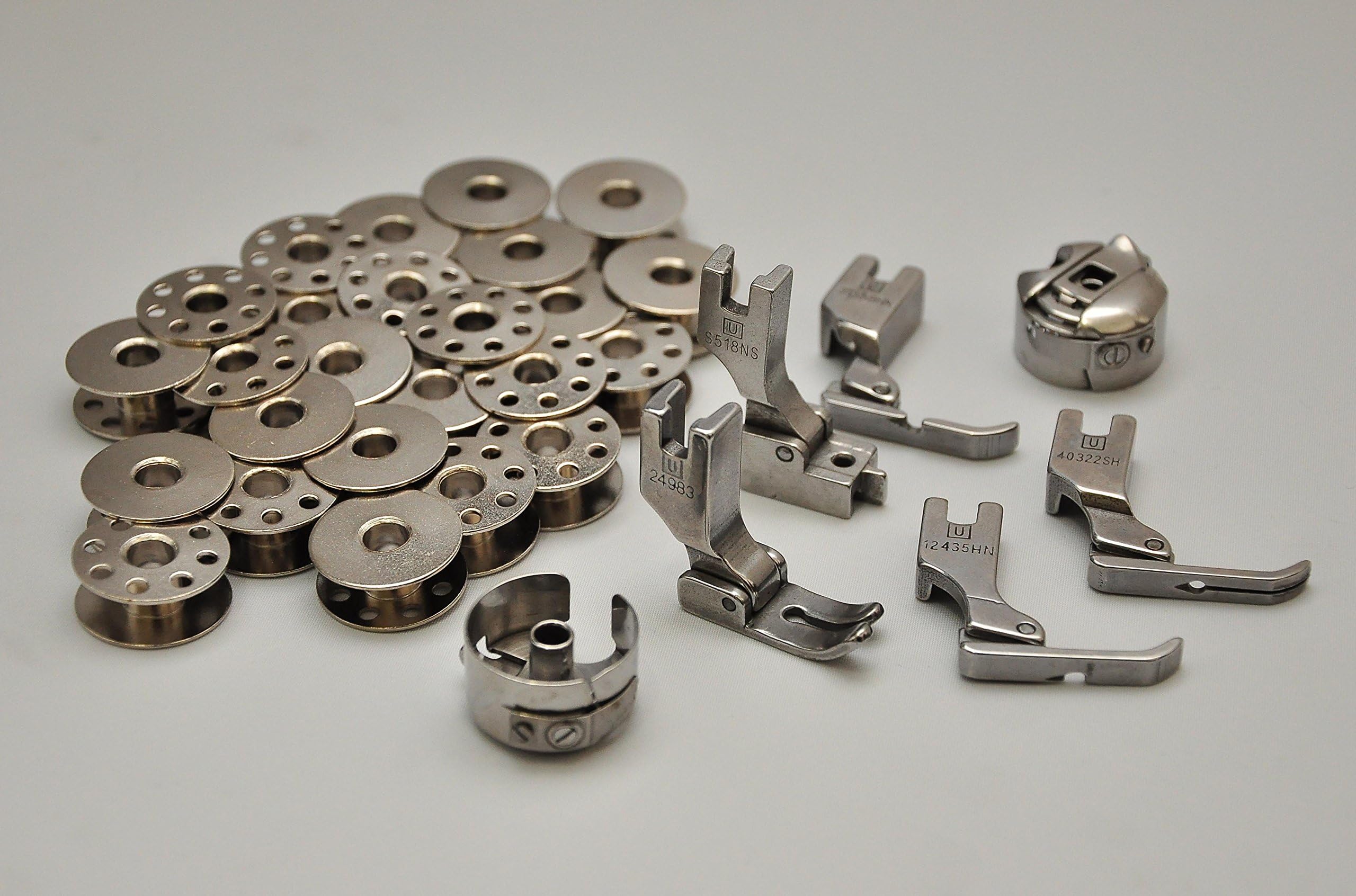 Juki DDL-8700 Essentials Kit Bobbins, Presser Feet, and Bobbin Cases for Juki, Singer, Consew