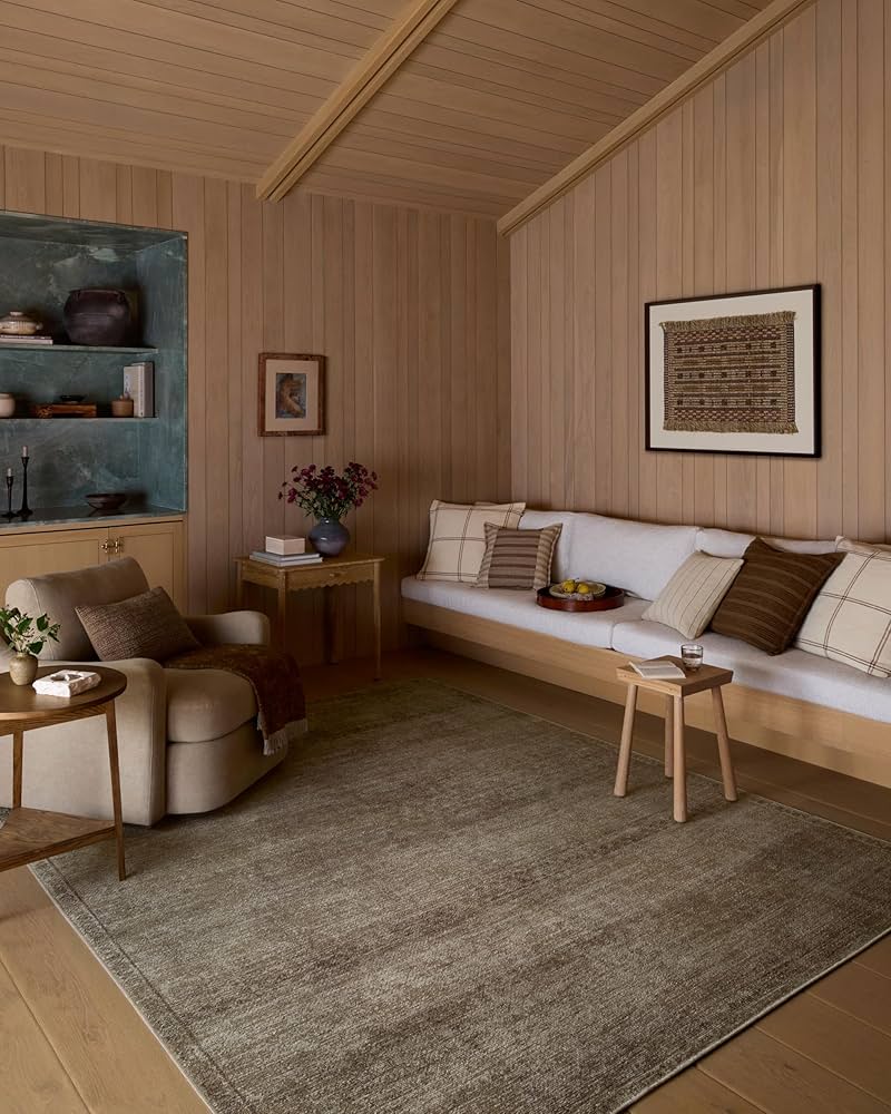 Amazon.com: Loloi Amber Lewis Cambria Collection CBR-01 Ash/Bark 8