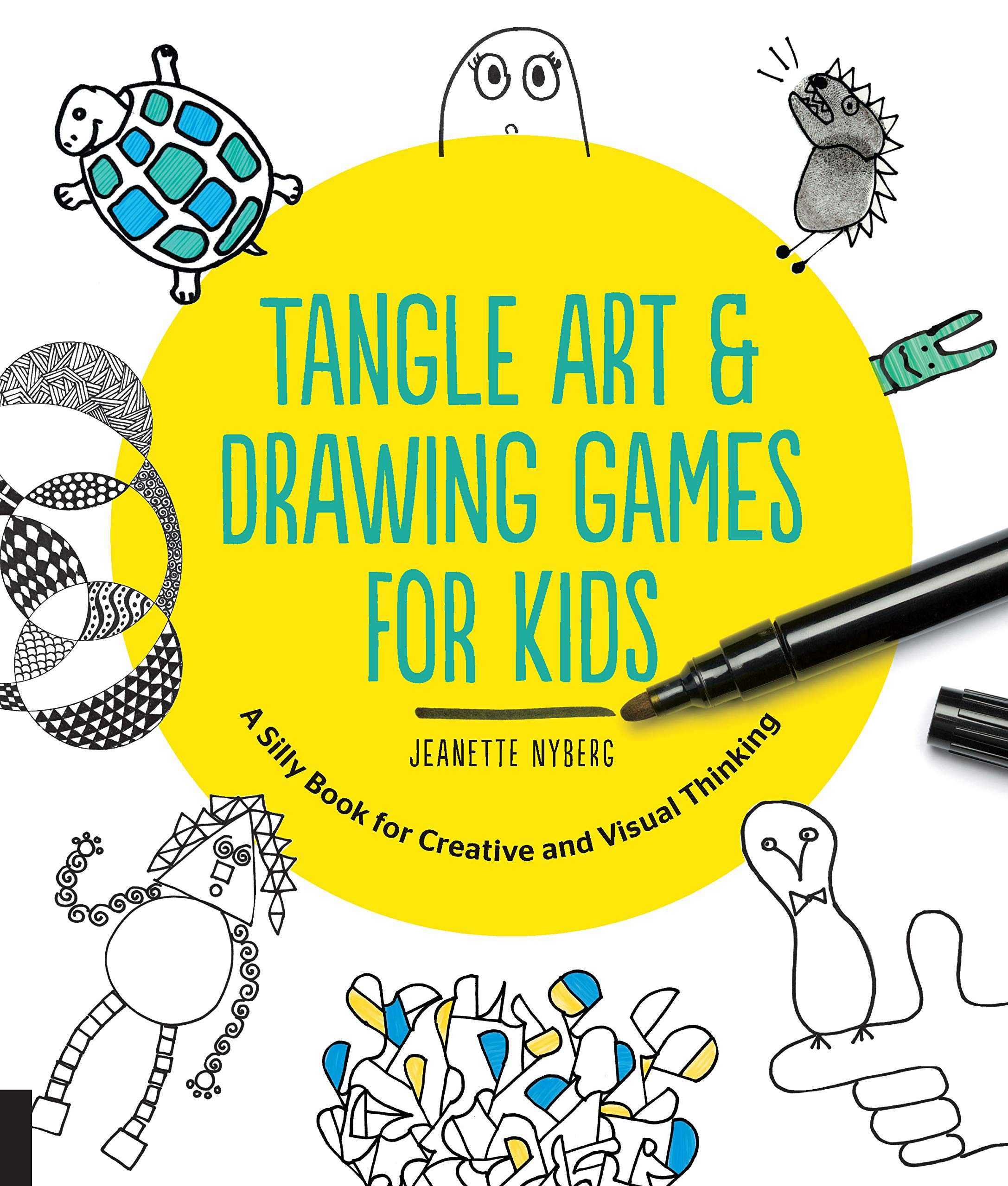 Tangle Art and Drawing Games for Kids: A Silly Book for Creative and Visual Thinking Paperback – Illustrated, April 1, 2016