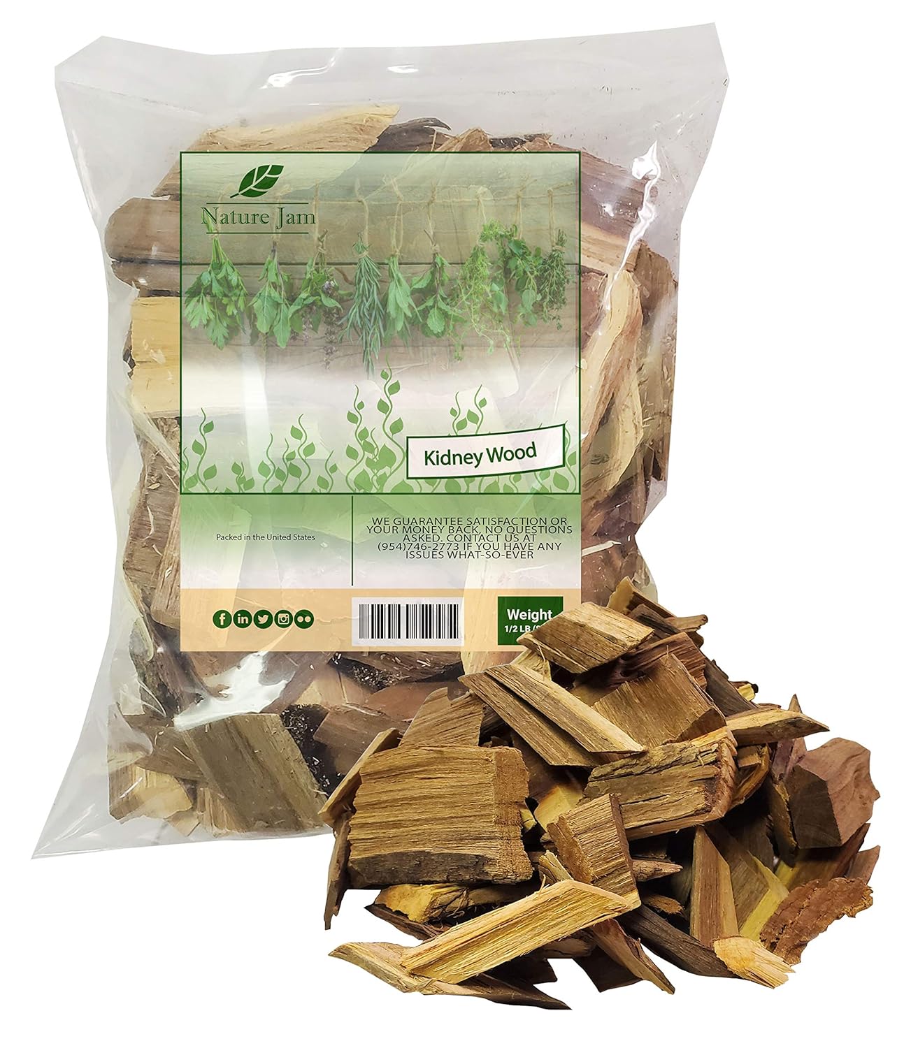 Kidney Wood 0.5 Pound-8 Ounce Palo Azul Cyclolepis Genistoides-Blue Stick Herbal Tea Teatox for Natural Kidney Cleanse (Pack of 2)