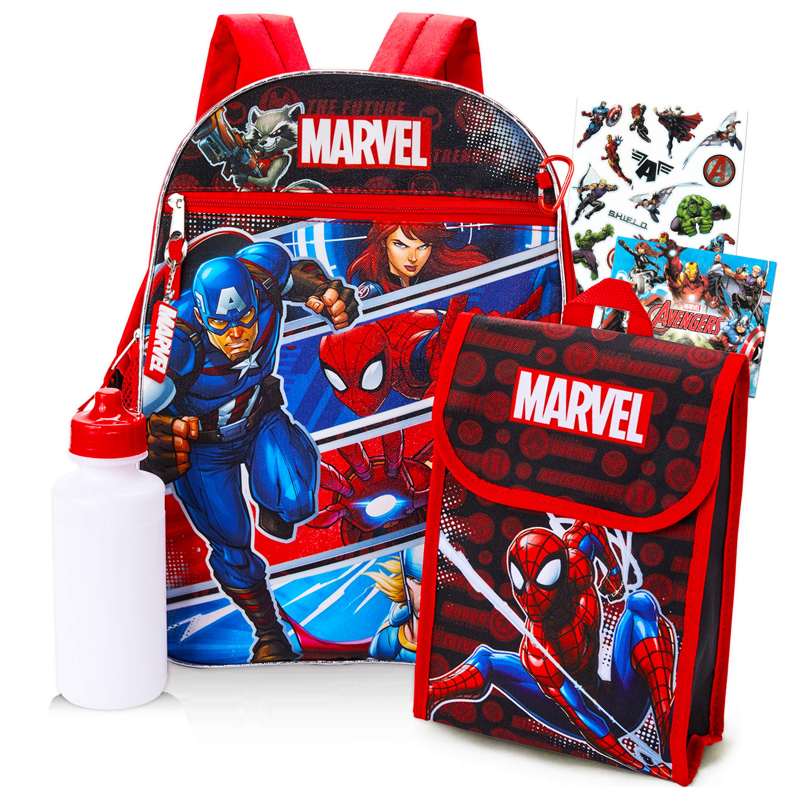 iron man backpack and lunchbox