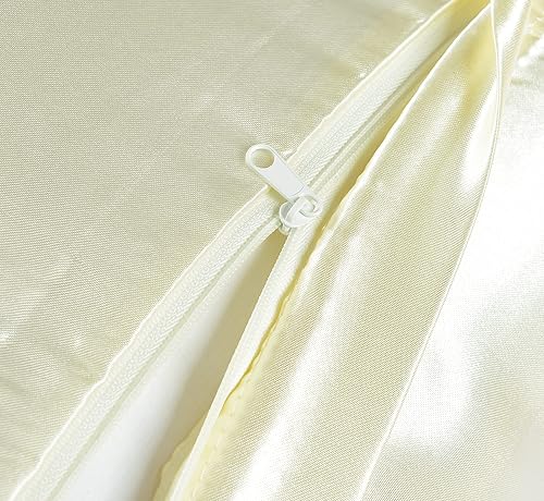 Miniatura 6 de Alexandra's Secret Home Collection Funda de almohada de satén para cabello y piel, paquete de 2 unidades, se siente como una funda de almohada de