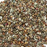 Vista 62 de Cherry Tree Collection 1/2 Pound Polished Tumbled Gemstone Chips, Pebbles, Crystal Chips Bulk for Jewelry Making, Healing, Plants, Succulents, Multi