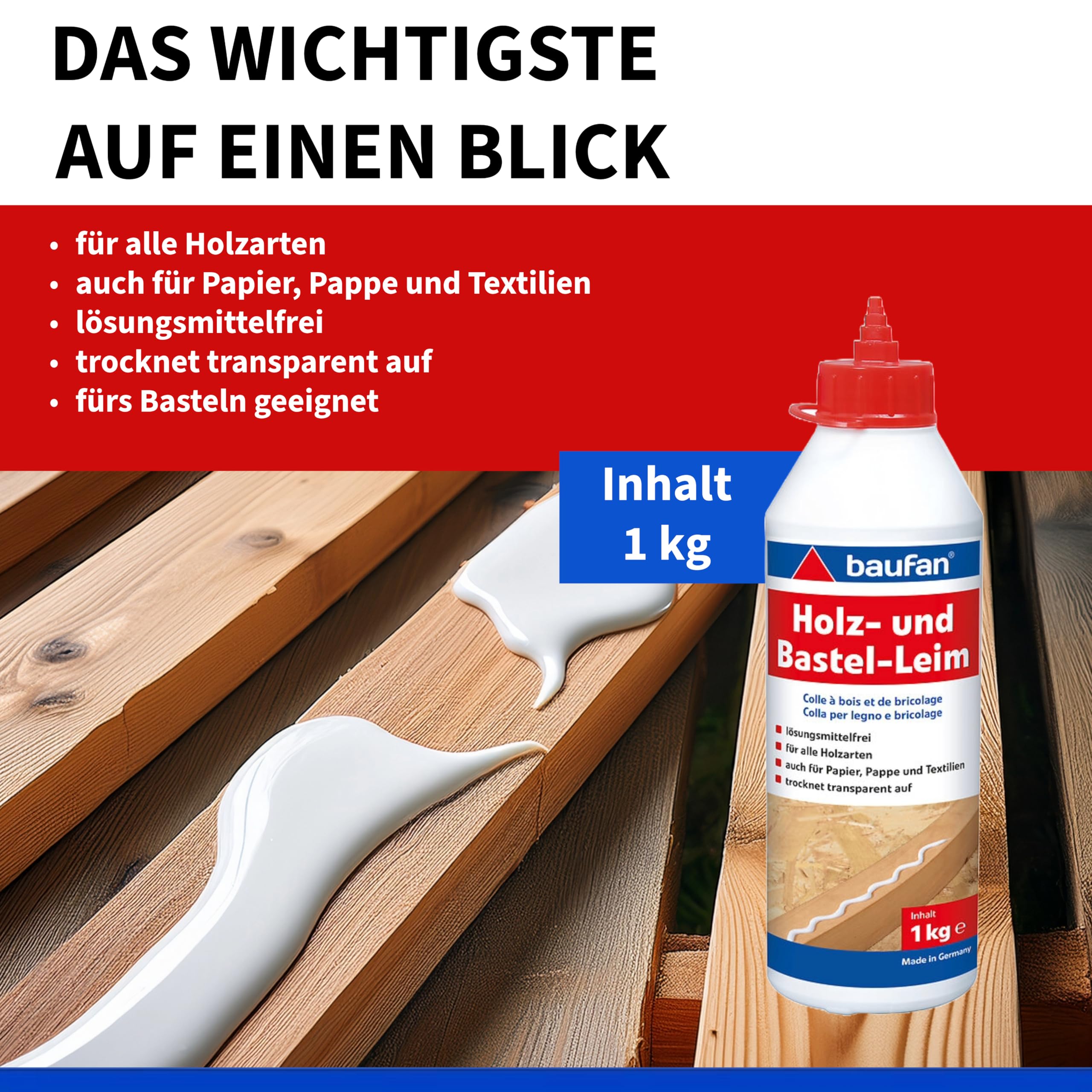 Colla Per Carta Da Parati In Fibra Di Vetro | Adesivo Forte Per Rivestimenti Pesanti | Senza Solventi - Foto 10