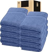 Vista 35 de Utopia Towels - Lujosa toalla de baño jumbo, 2 unidades - 600 g/m², 100% algodón hilado en anillo, toalla extragrande altamente absorbente