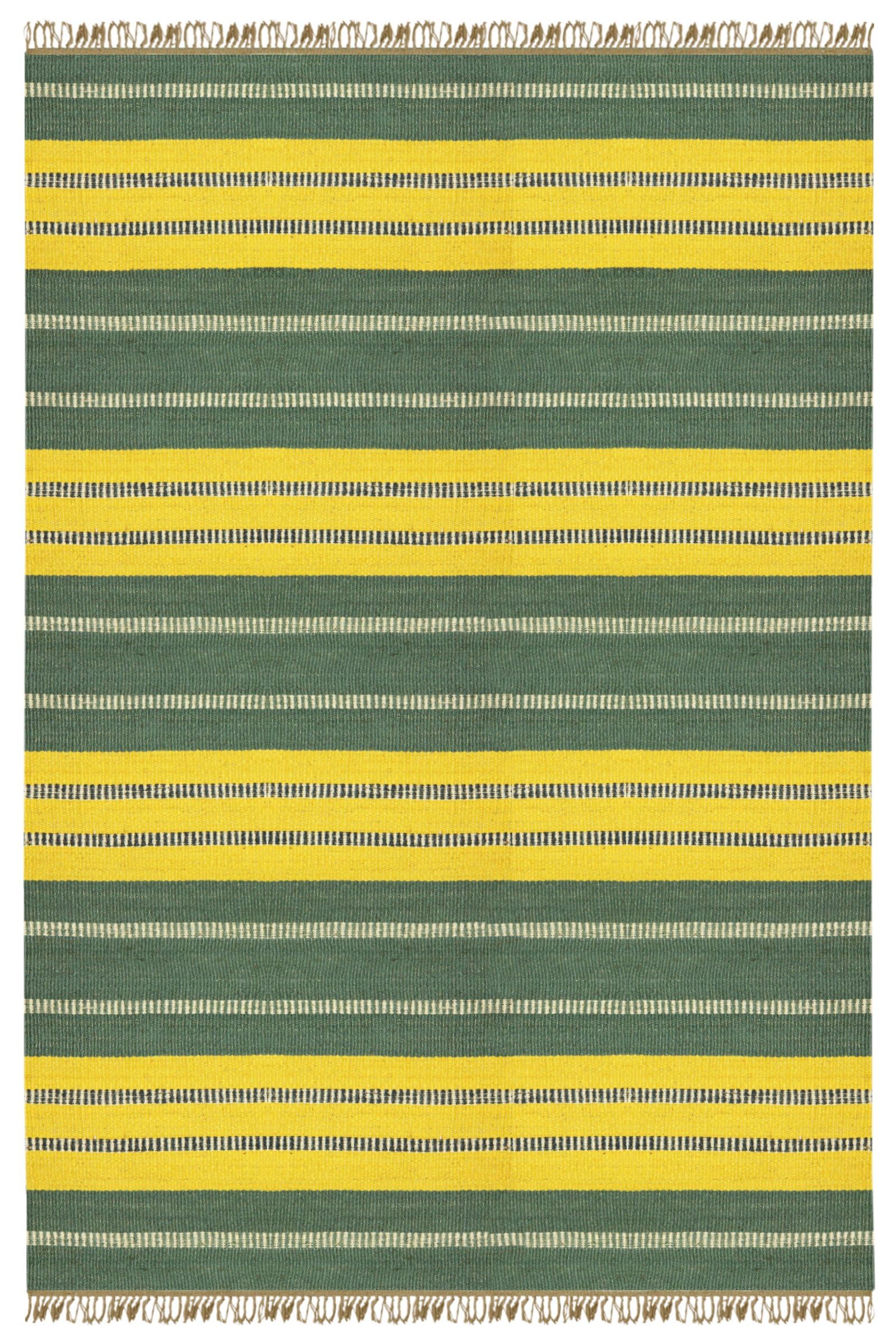 Tapis Kilim en laine et jute réversible pour salon et terrasse