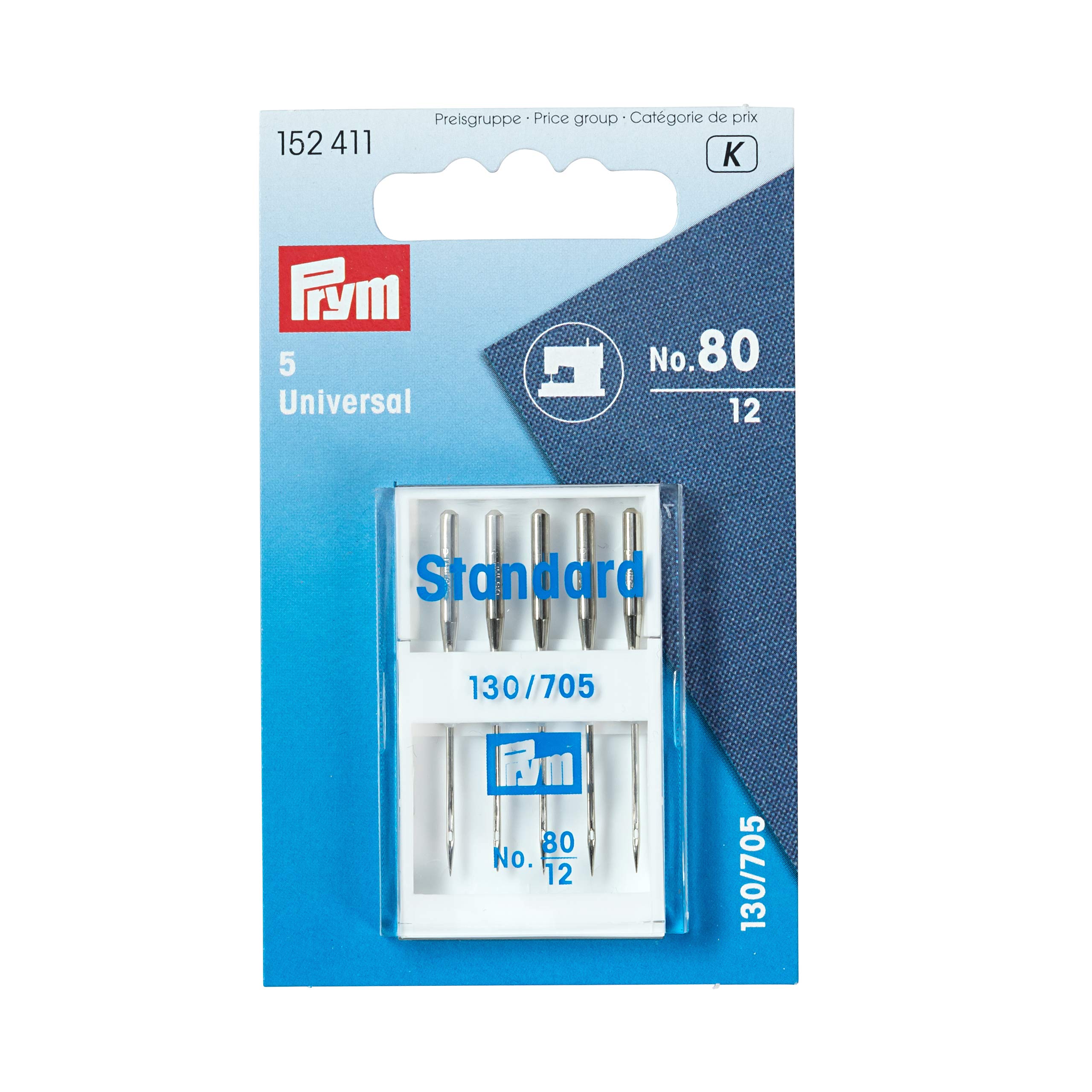 Prym - Universal (80-12) Sewing Machine Needles - 1 Unit