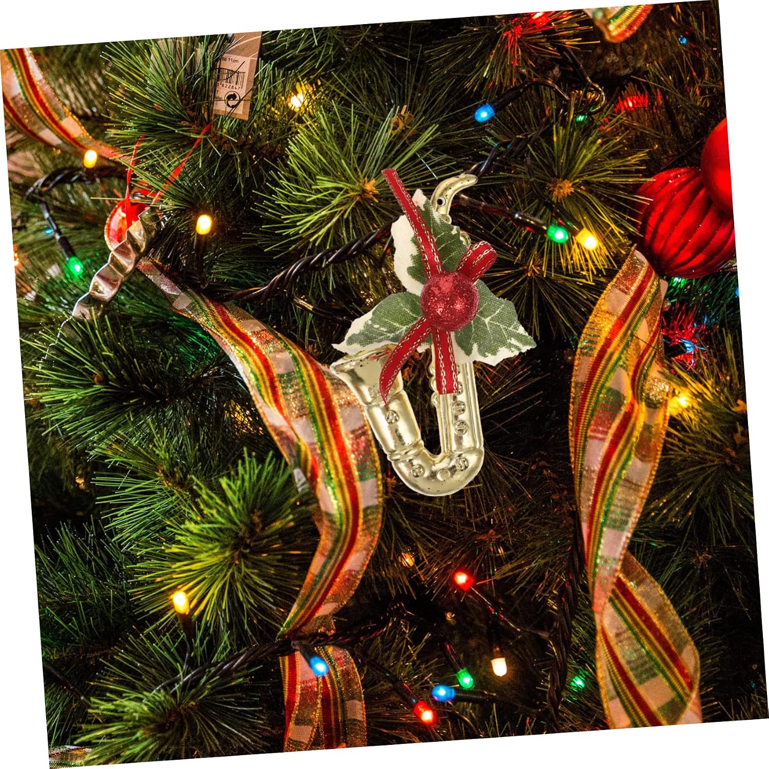 30pcs Christmas Flower Decorations Bells and Bows Xmas Ornaments for Holiday Home Decor for Trees Garlands and Festive Arrangements