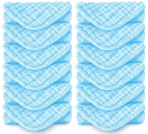 Miniatura 87 de Paquete de 8 pañitos grandes para bebés, de 20 por 10 pulgadas, son ultra absorbentes, se pueden lavar a mano, ideales para recién nacidos, toalla