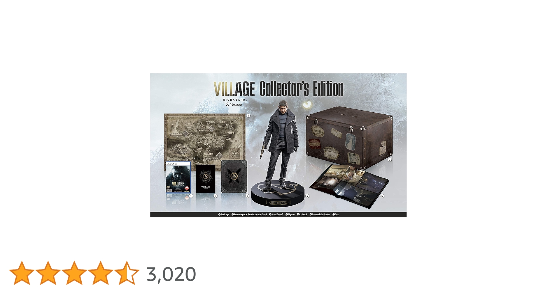 バイオハザード ヴィレッジ　コレクターズエディション Amazon.co.jp: 【PS5】BIOHAZARD VILLAGE Z Version COLLECTOR'S