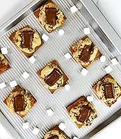 Vista 3 de USA Pan Bakeware Sartén de Acero Aluminizado para Galletas con Cavidades, Grande