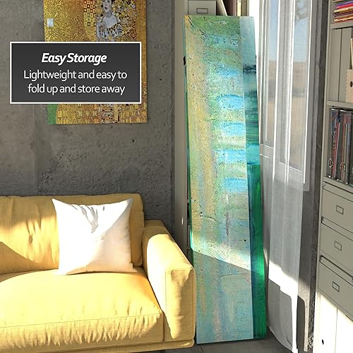 Miniatura 10 de Red Lantern Divisor de ambientes de lona de doble cara Vibrant Echoes de 6 pies de alto, vuelo