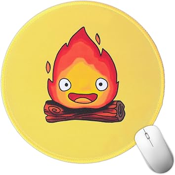 Pounchi Cute Calcifer Mouse Pad 8.6 x 8.6 in