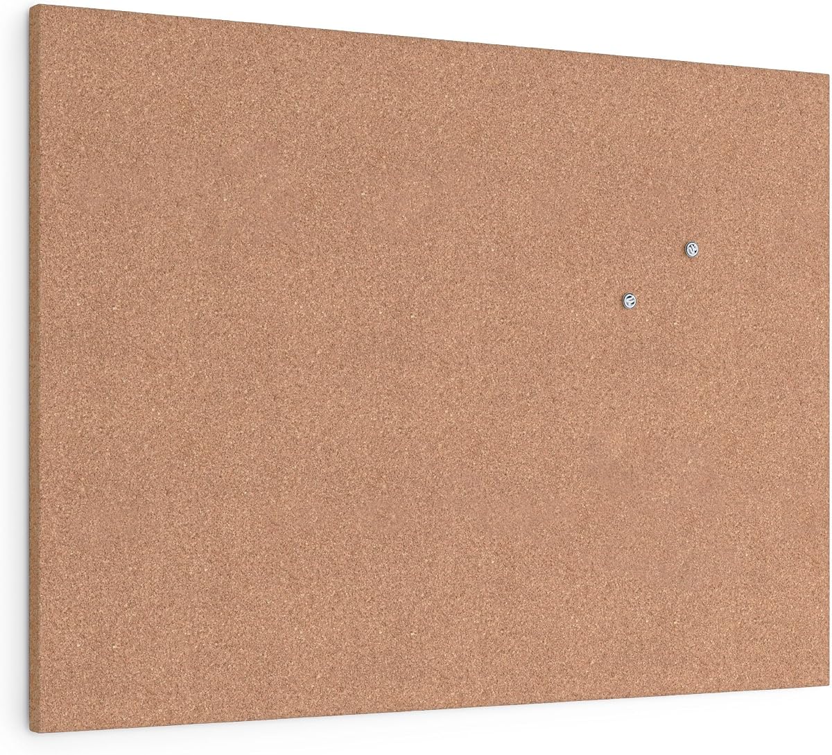 U Brands Tablón de anuncios de lona de corcho, 24" x 18", autocurativo, superficie de corcho natural, sin marco (2873U00-01)